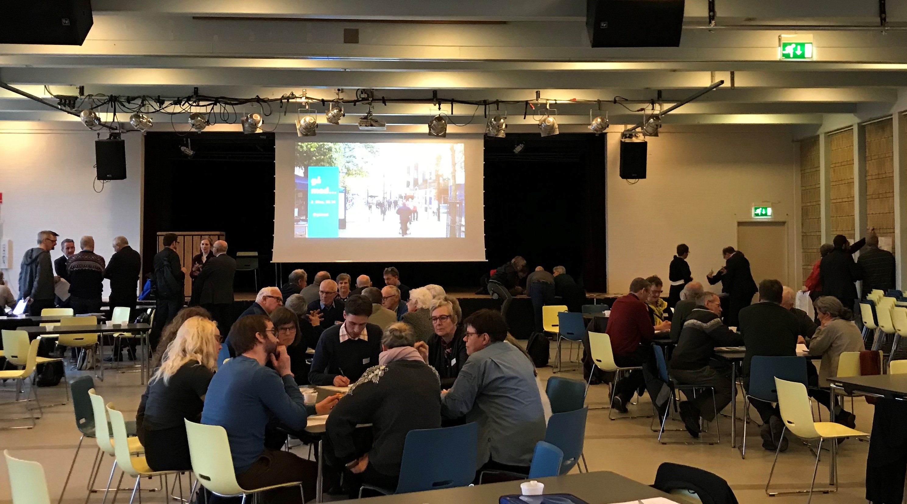 der arbejdes i grupper